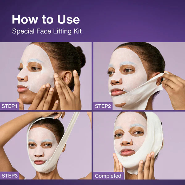 No.9 NAD+ BIO Lifting-sil Full Face Mask Bundle (16 Sheets + 4 Lifting Bands)