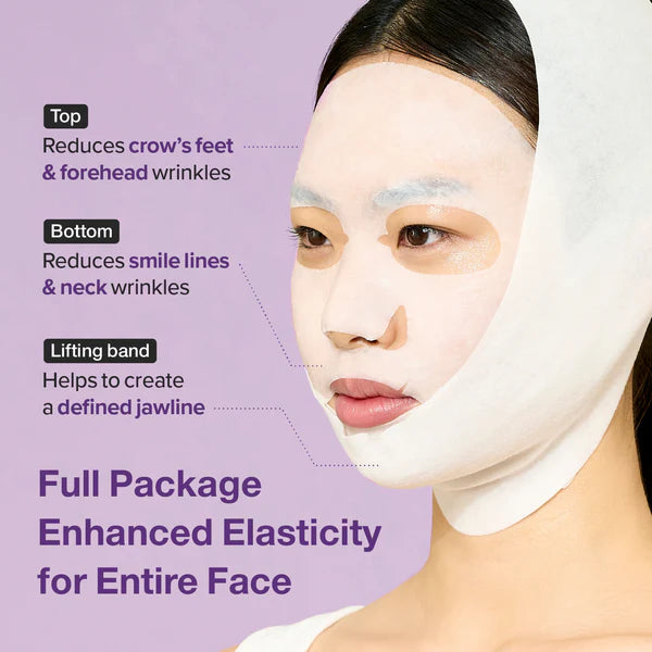 No.9 NAD+ BIO Lifting-sil Full Face Mask Bundle (16 Sheets + 4 Lifting Bands)