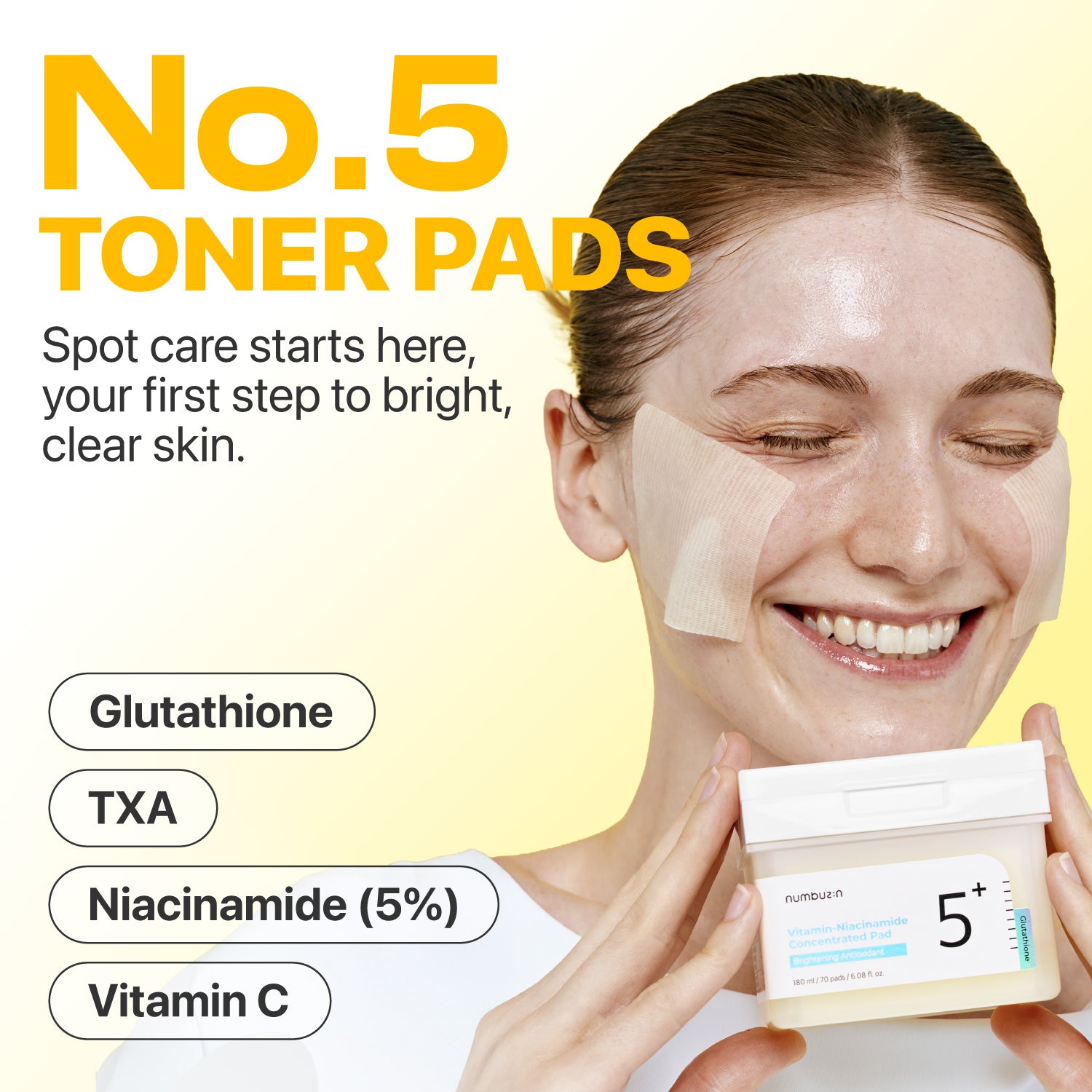 No.5 Vitamin-Niacinamide Concentrated Toner Pads