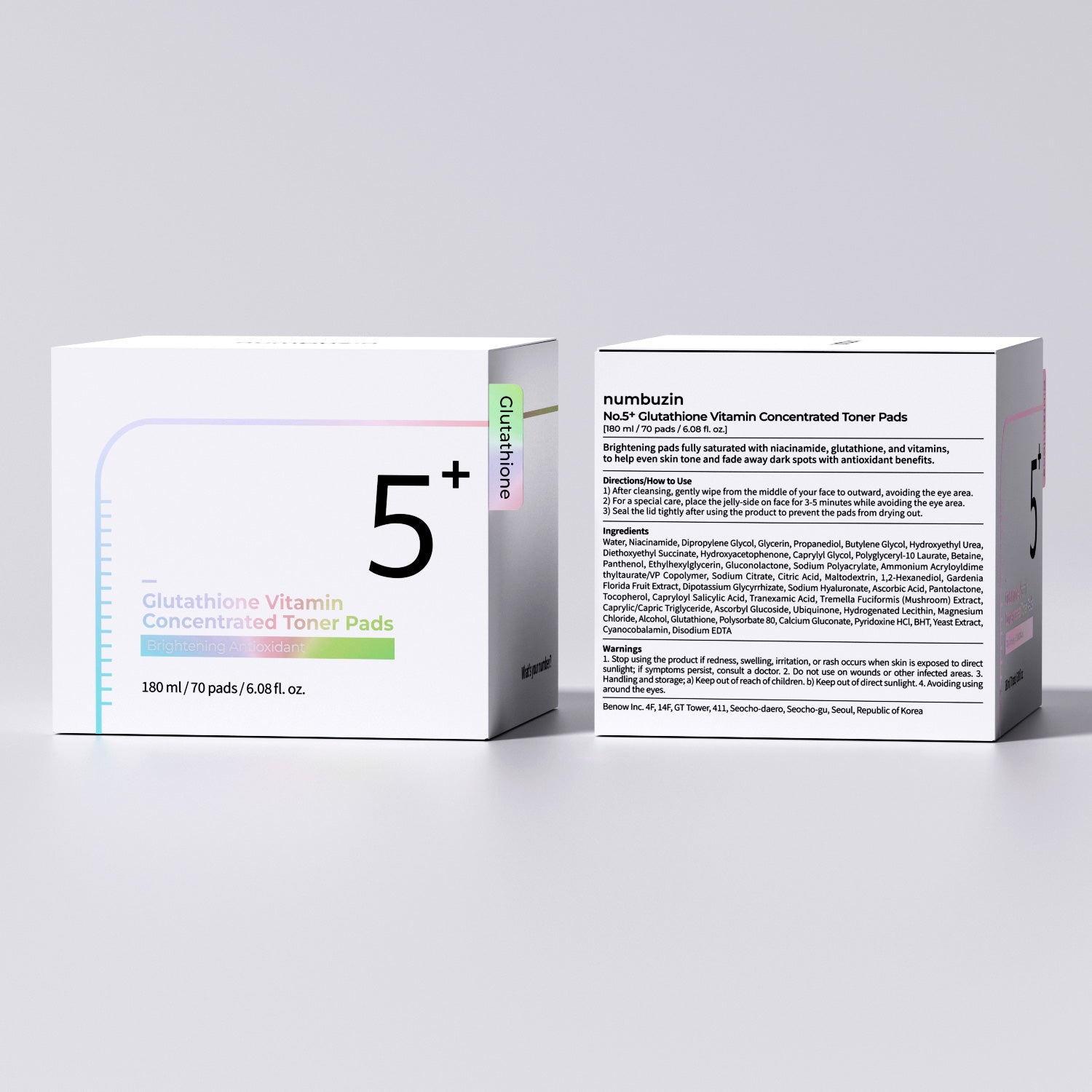 No.5 Vitamin-Niacinamide Concentrated Toner Pads