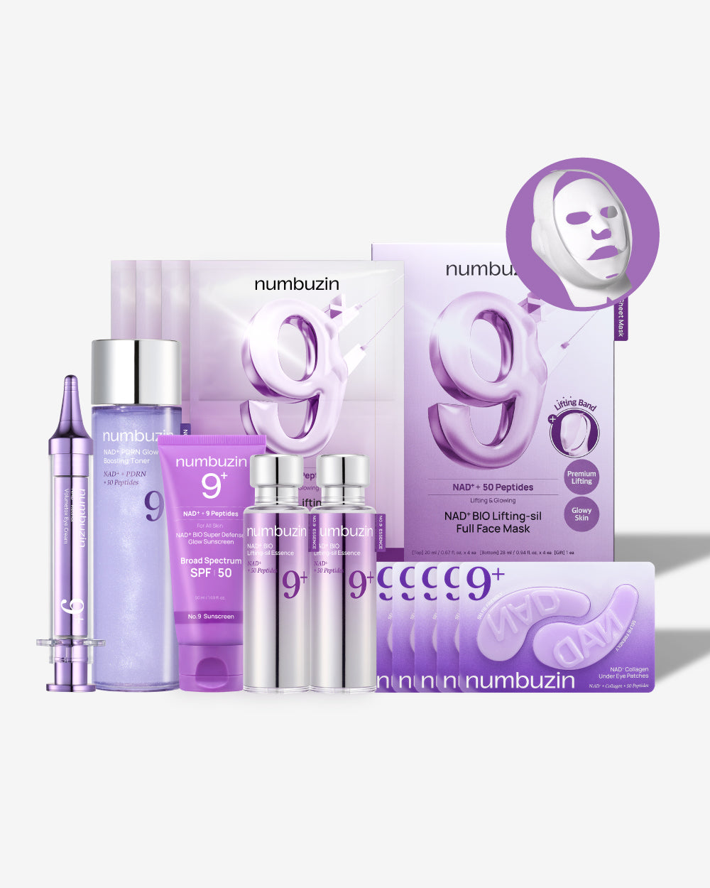 No.9 NAD+ Ultimate Skincare Routine (5~7 items)