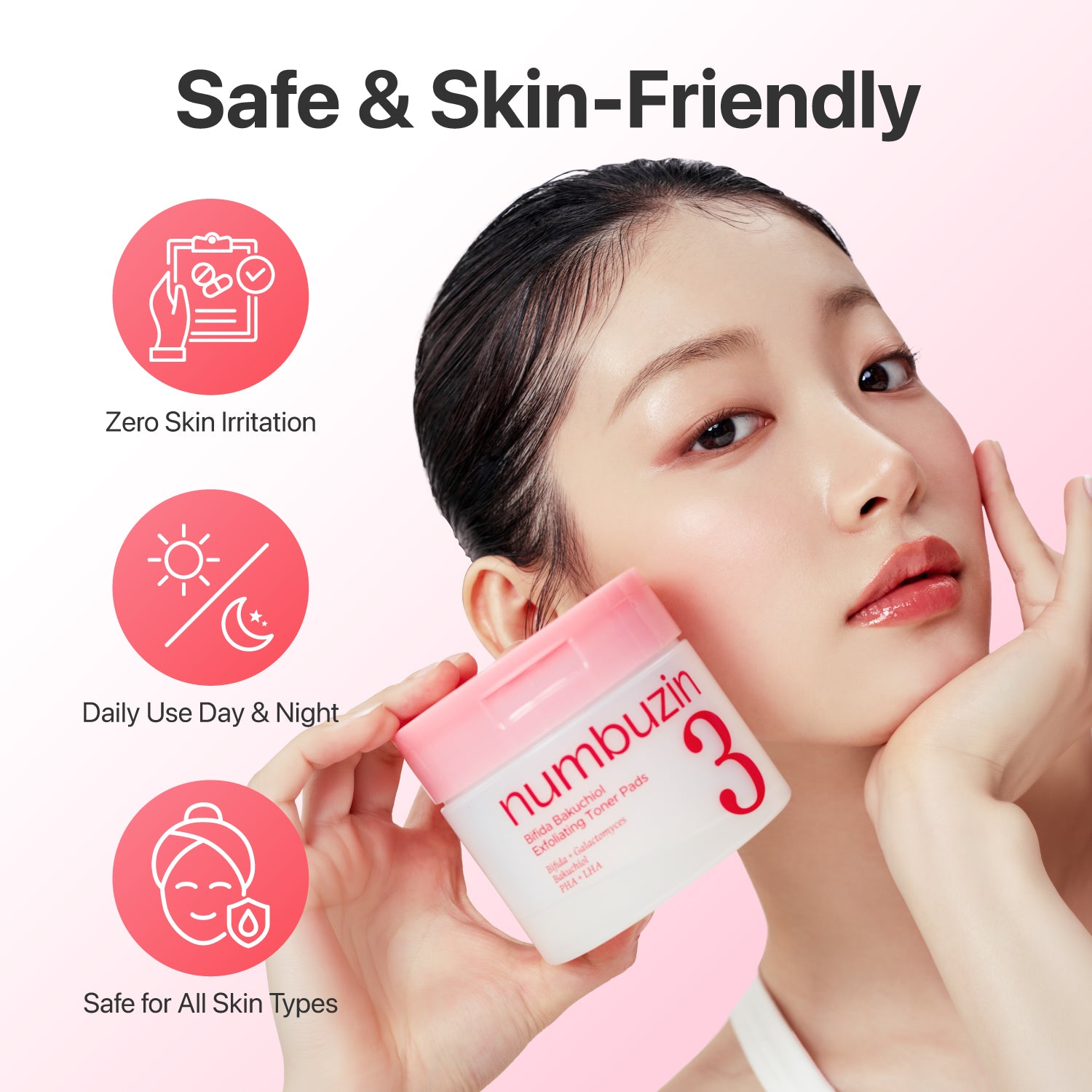 No.3 Bifida Bakuchiol Exfoliating Toner Pads
