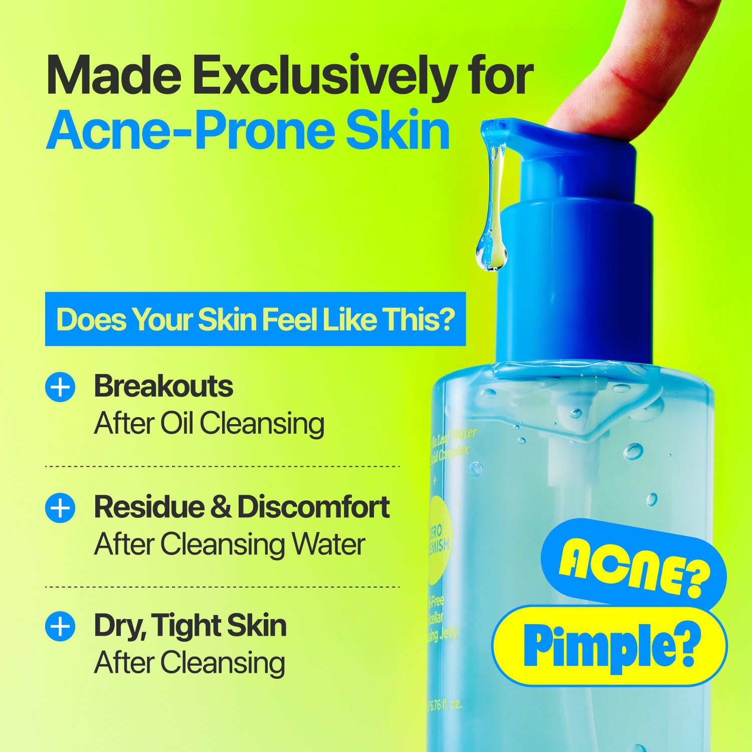 No.0 Zero Blemish Oil-Free Micellar Cleansing Jelly