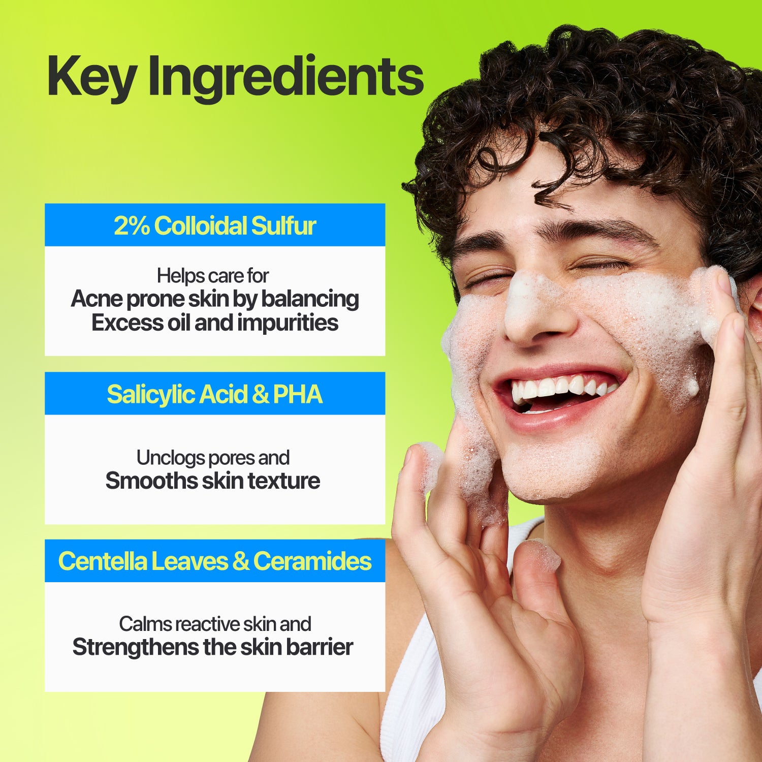 No.0 Zero Blemish Clarifying 2% Sulfur Cleansing Foam