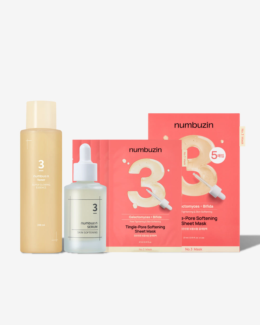 No.3 Pore Care 3 Step Routine Set