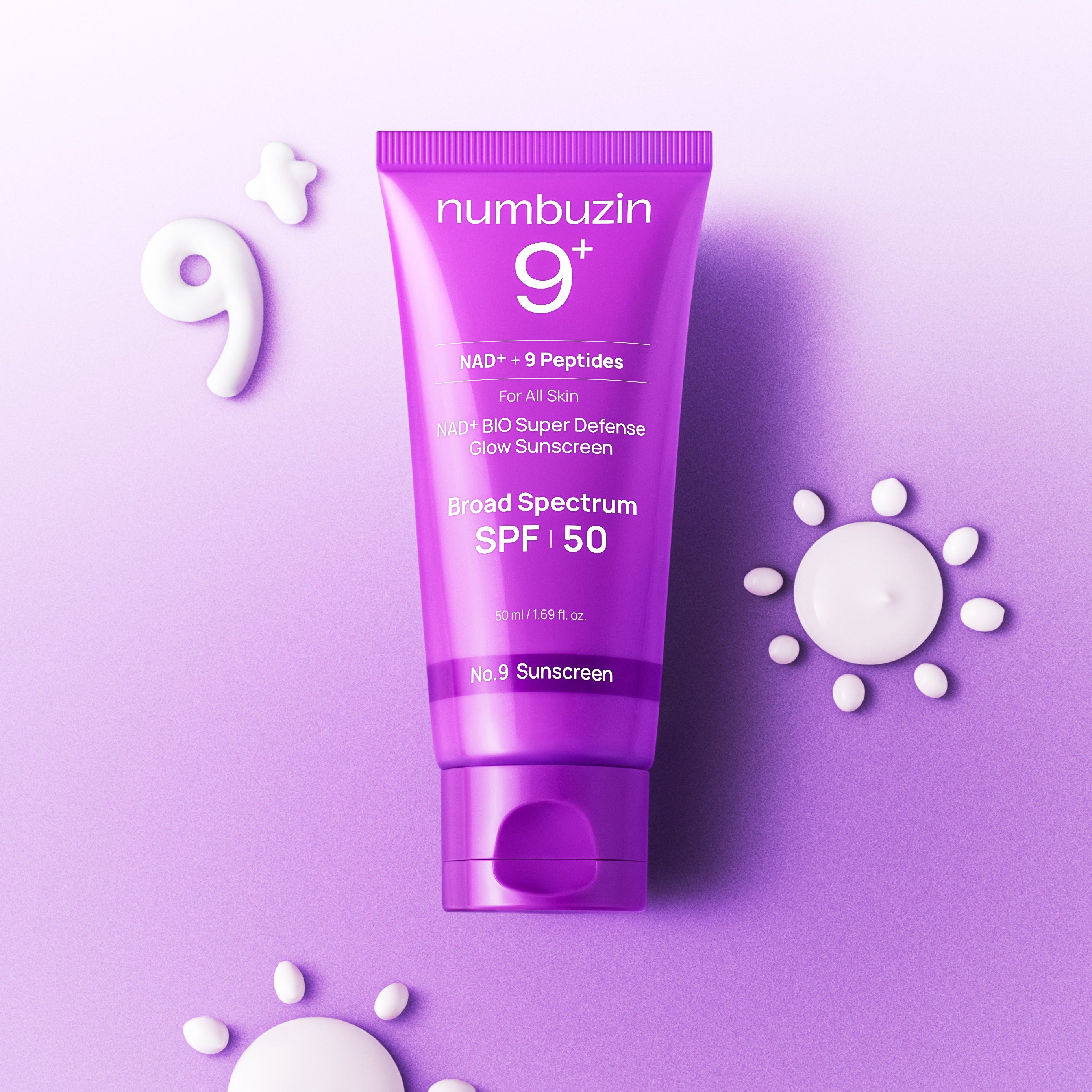 numbuzin No 9 NAD+ BIO Super Defense Glow Sunscreen