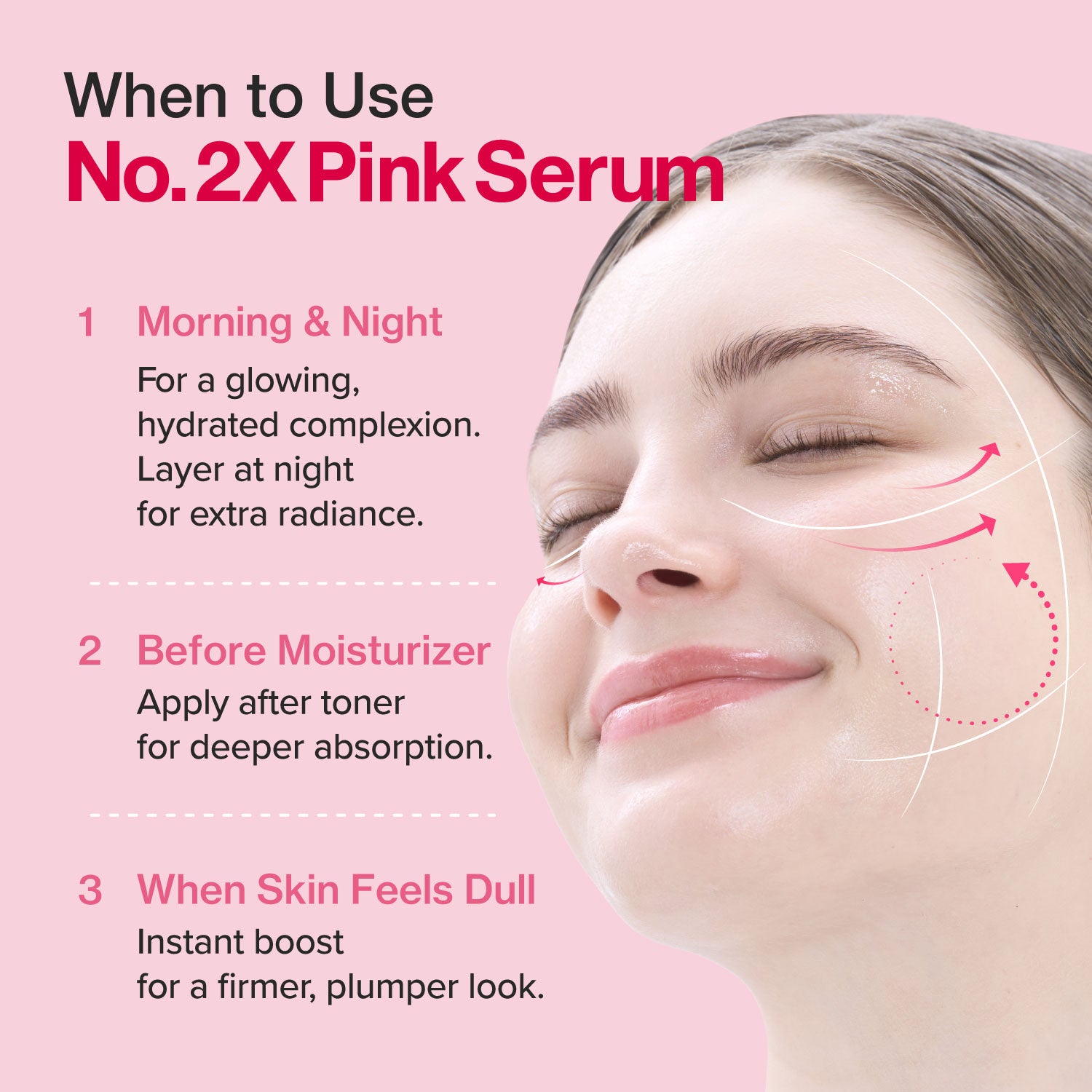 No.2 Rose PDRN Collagen 2X Plumping Serum