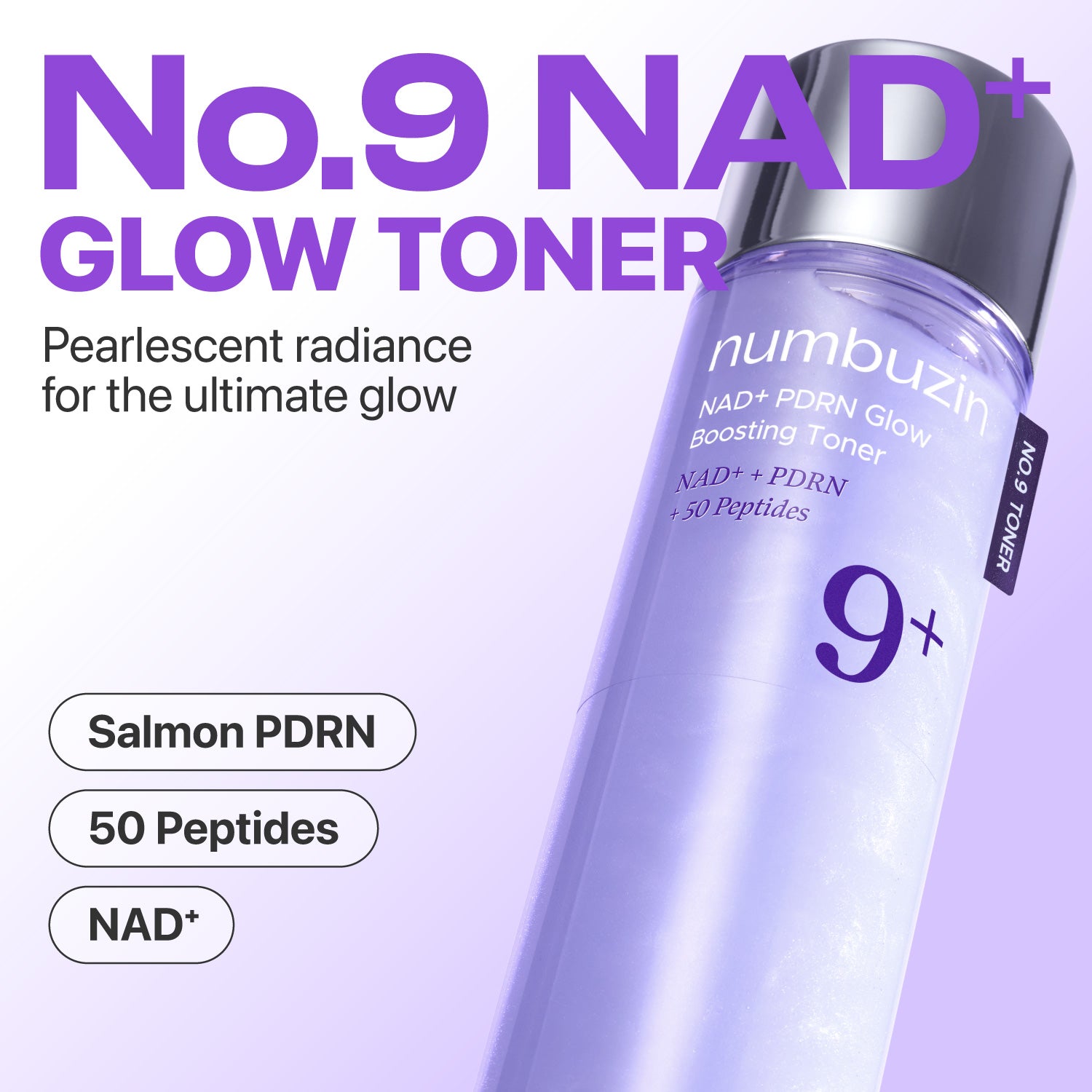 No.9 NAD+ PDRN Glow Boosting Toner