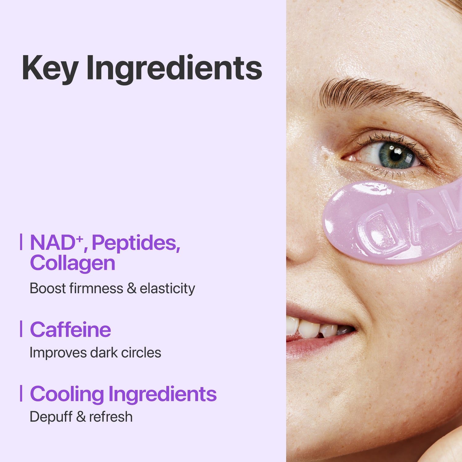 No.9 NAD+ Collagen Under Eye Patches (5 Pairs)