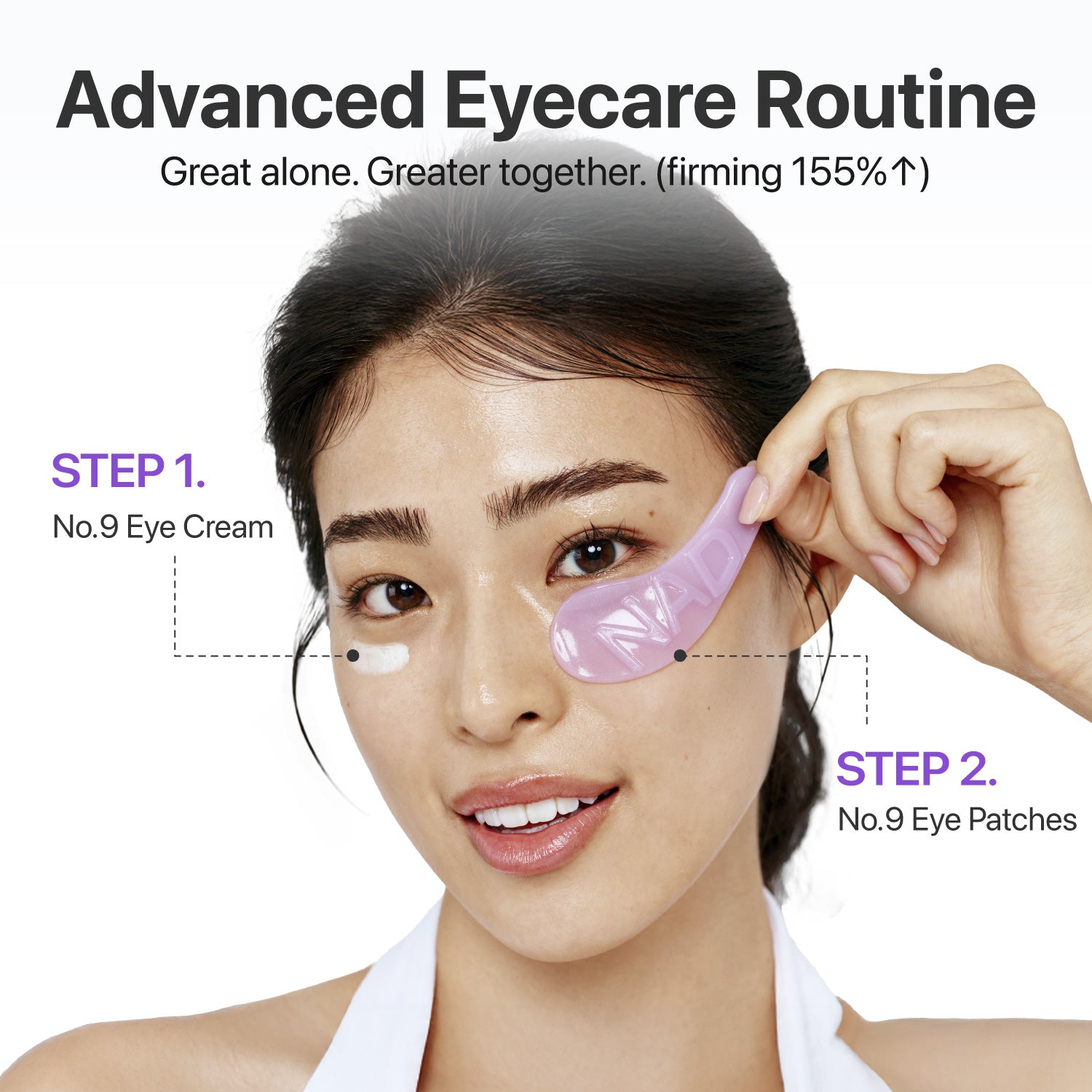 No.9 NAD+ Collagen Under Eye Patches (5 Pairs)
