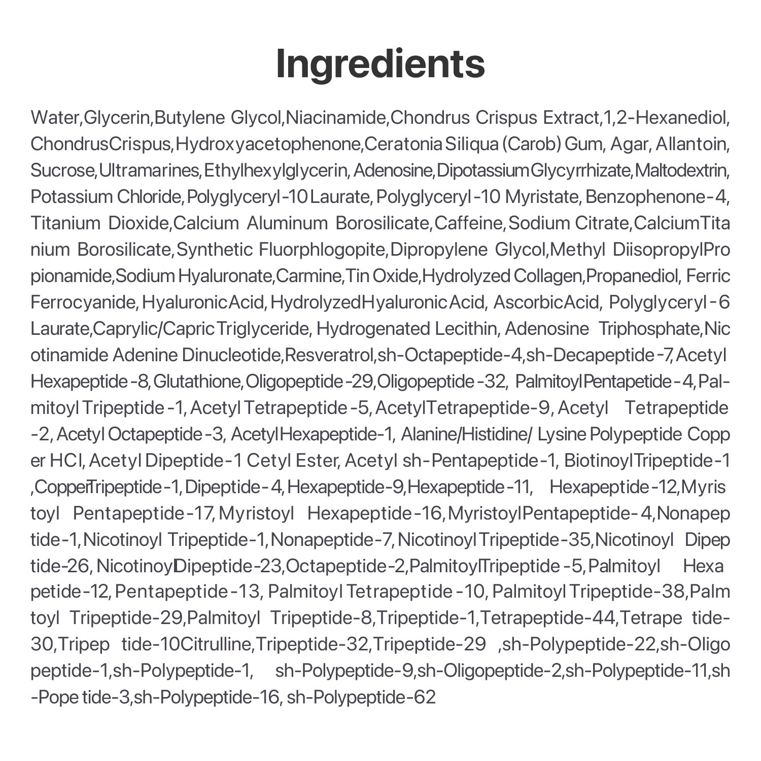 No.9 NAD+ Collagen Under Eye Patches (5 Pairs)