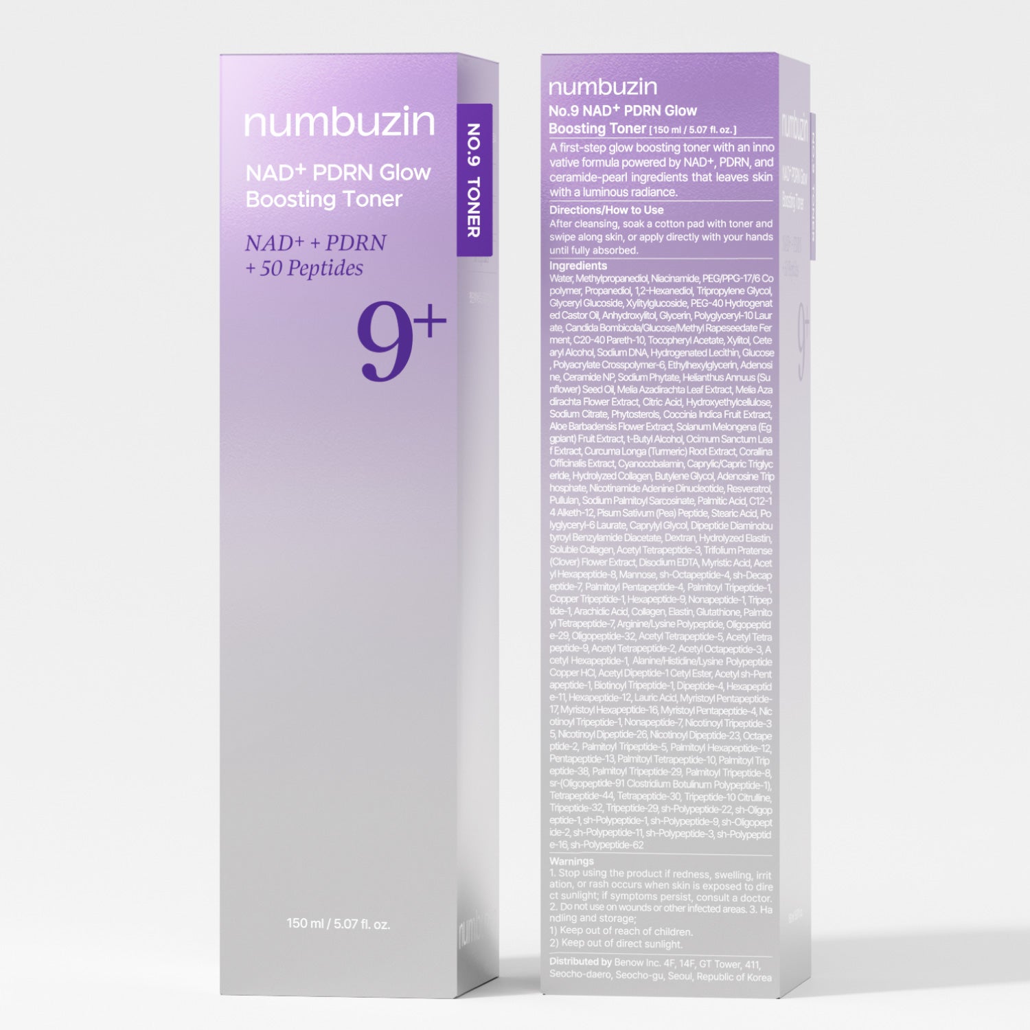 No.9 NAD+ PDRN Glow Boosting Toner