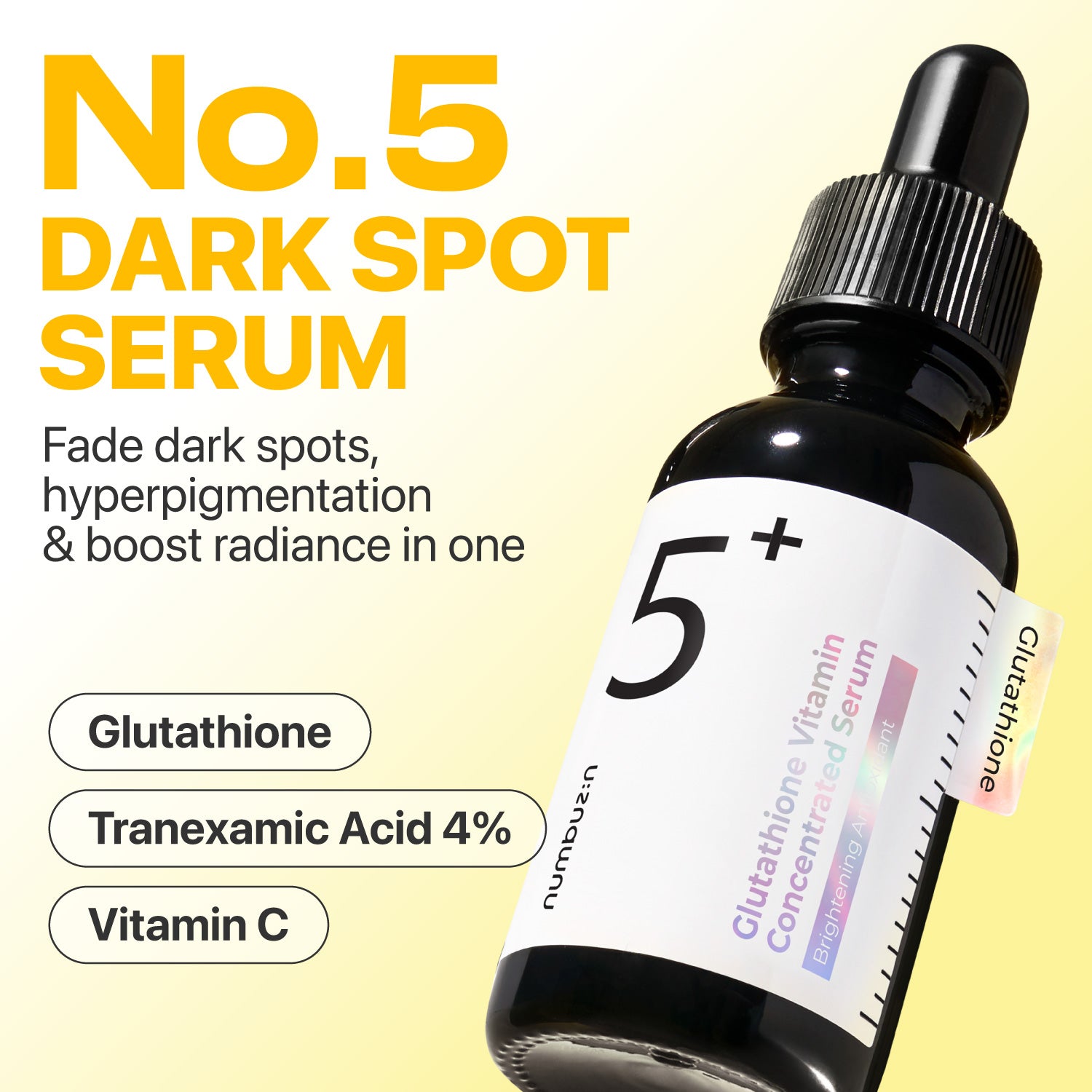 No.5+ Glutathione Vitamin Concentrated Serum