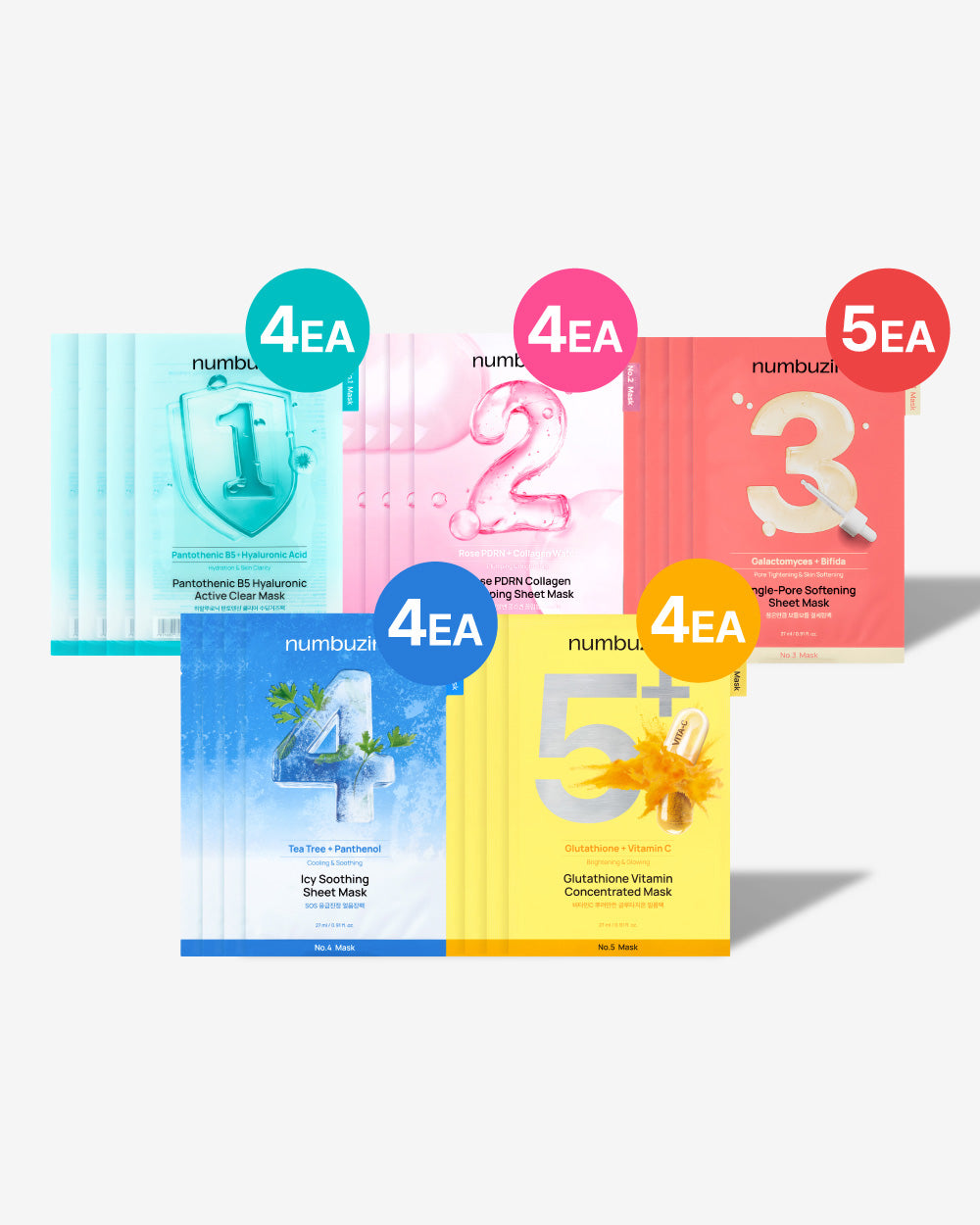 All-in-One Masks Pack (No.1-5)