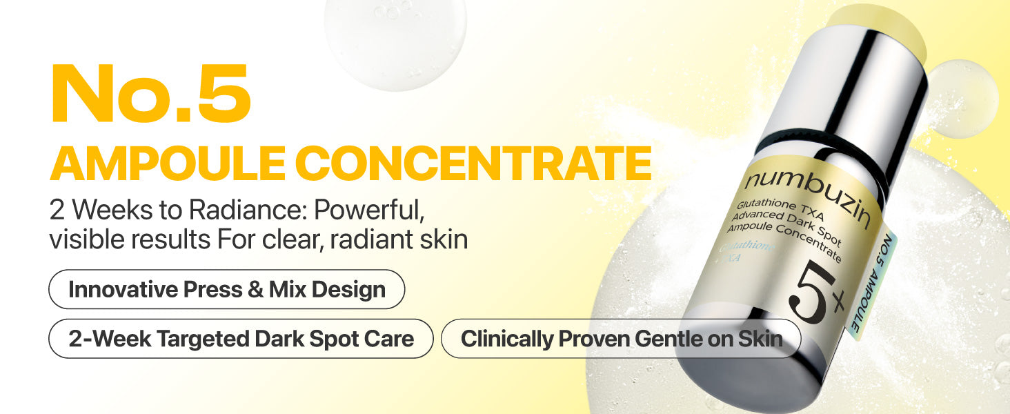 No.5 Glutathione TXA Advanced Dark Spot Ampoule Concentrate