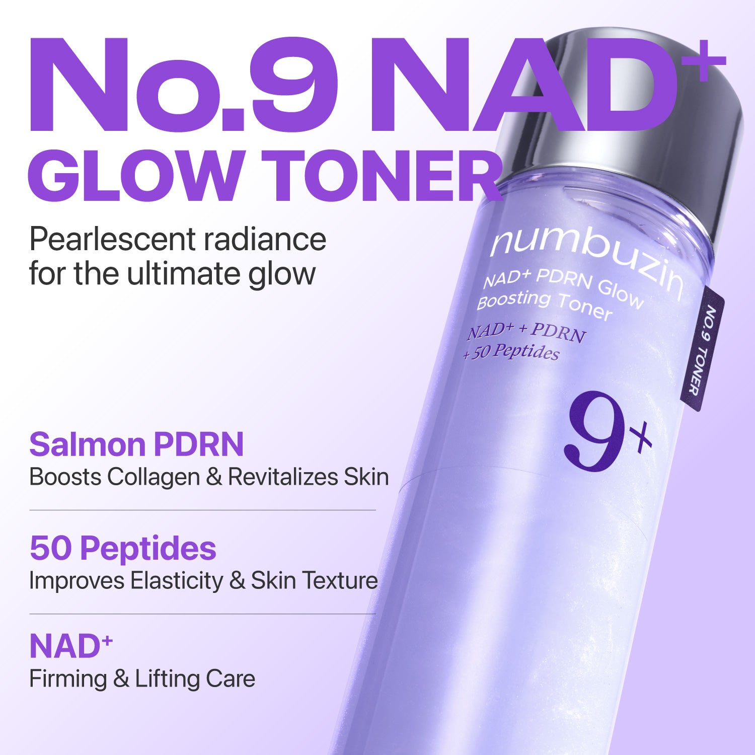 No.9 NAD+ PDRN Glow Boosting Toner
