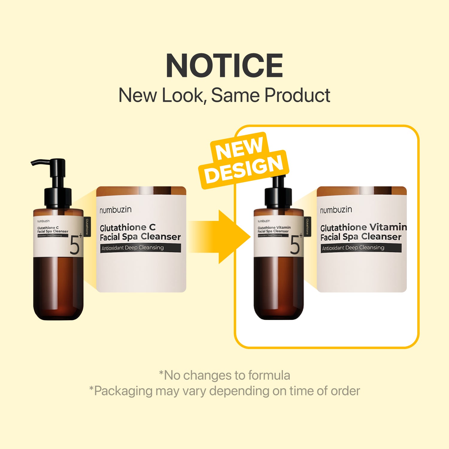 No.5 Glutathione C Facial Spa Cleansing Oil