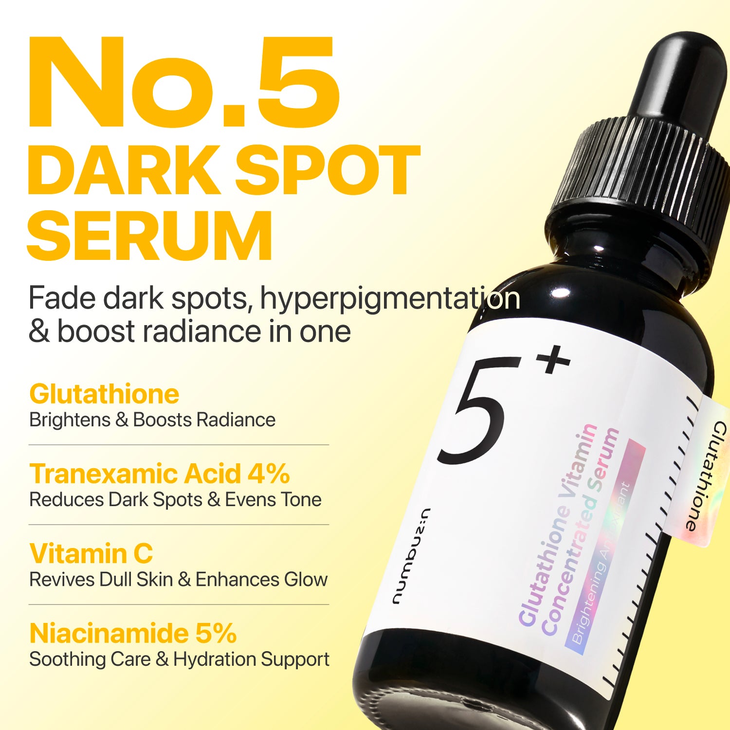 美容液 30ml No.5 Vitamin Concentrated Serum No.5+ Glutathione Vitamin Concentrated Serum