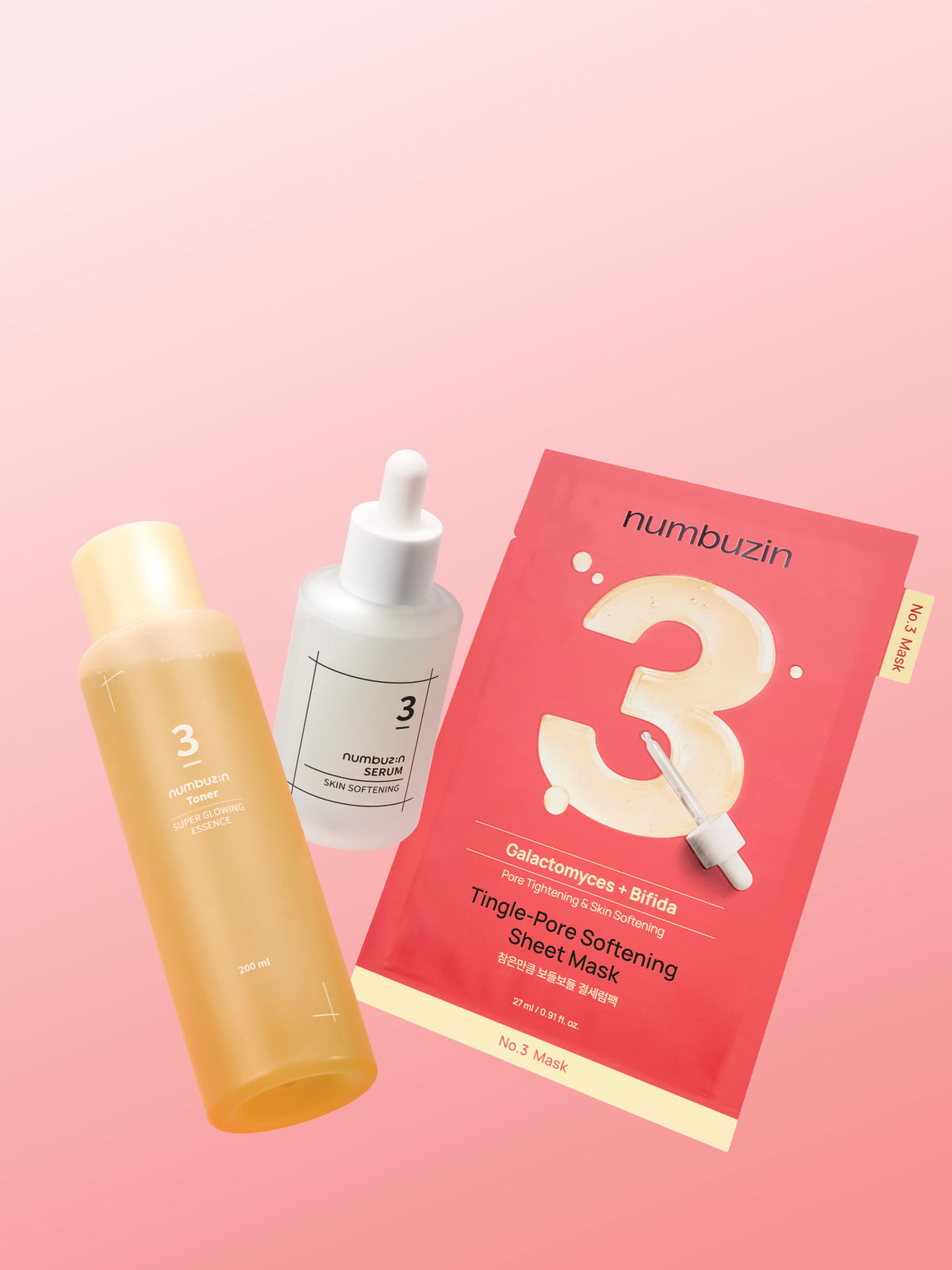 3-Step <br>
Glass Skin Routine