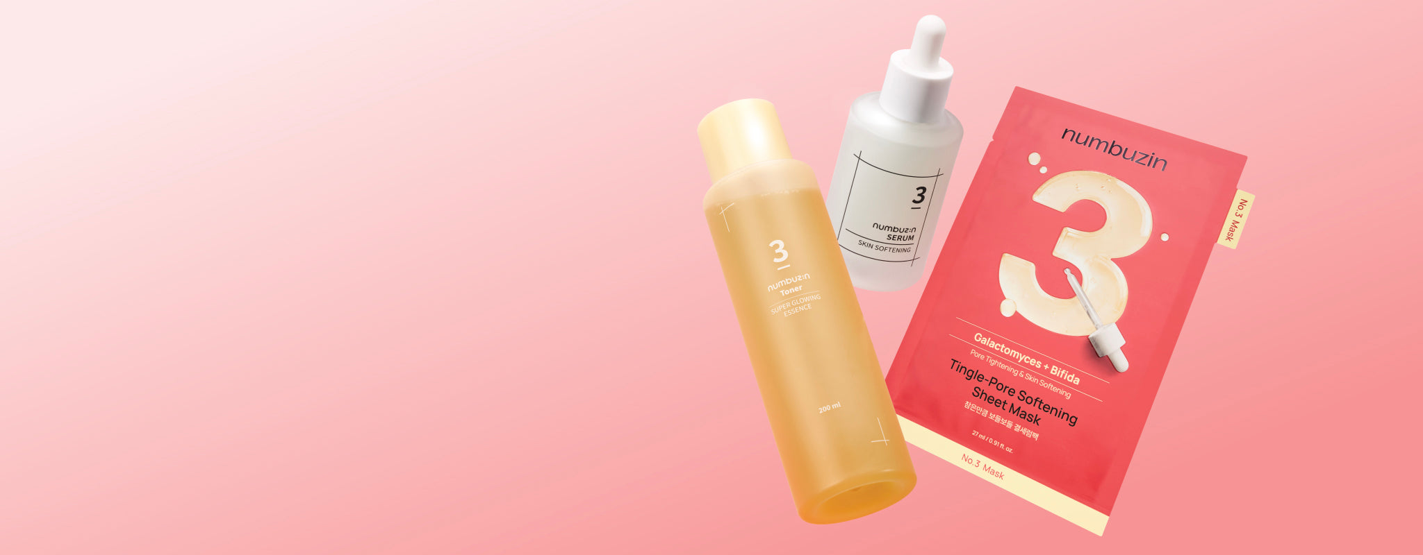 3-Step <br>
Glass Skin Routine