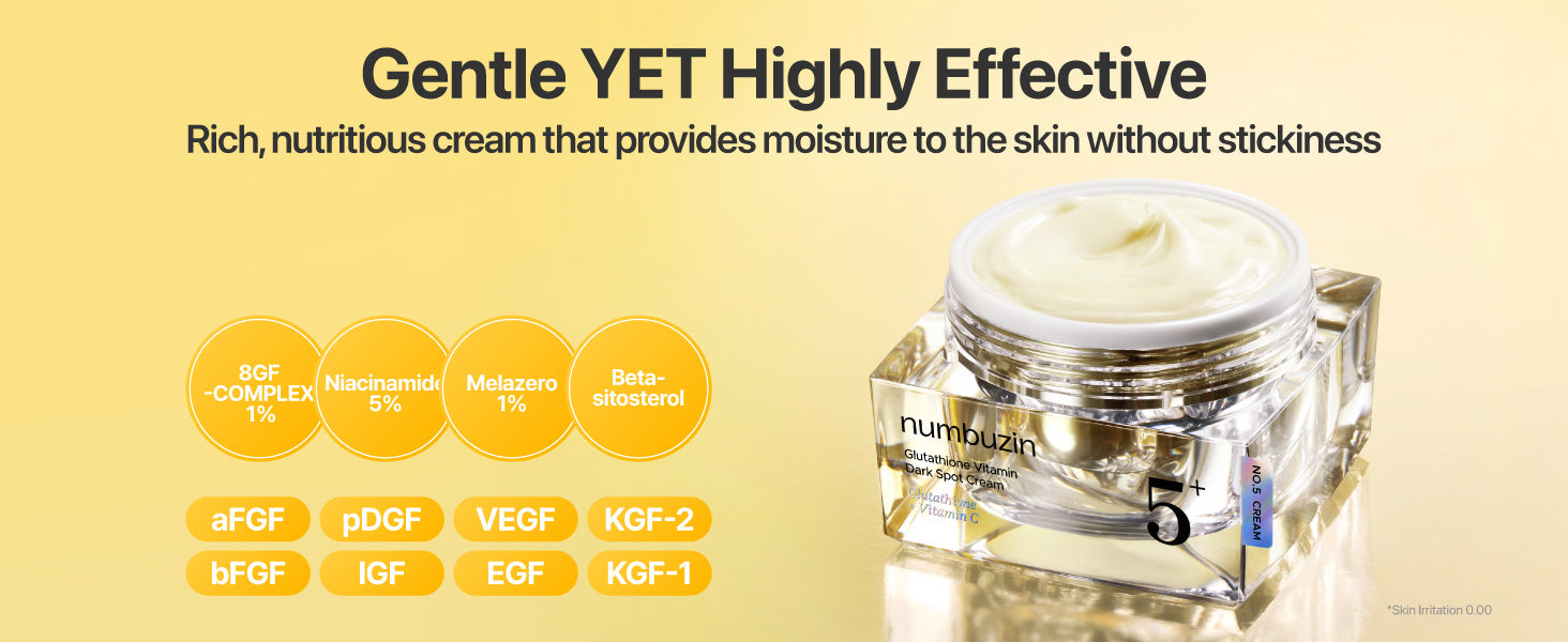 No.5+ Glutathione Vitamin Dark Spot Cream No.5+ Glutathione Vitamin Dark Spot Cream