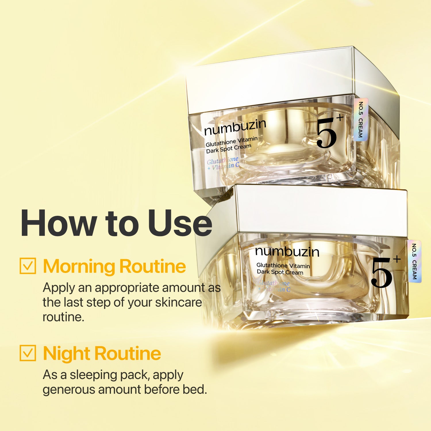 No.5+ Glutathione Vitamin Dark Spot Cream No.5+ Glutathione Vitamin Dark Spot Cream