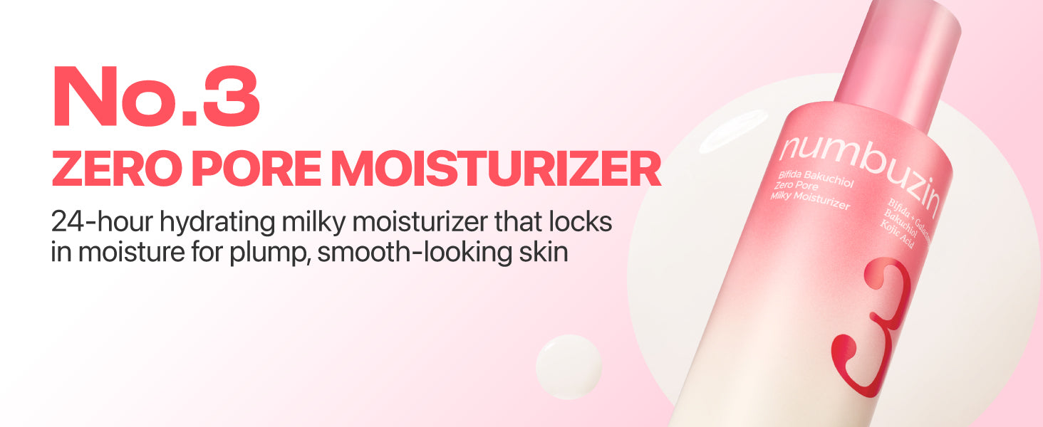 No.3 Bifida Bakuchiol Zero Pore Milky Moisturizer