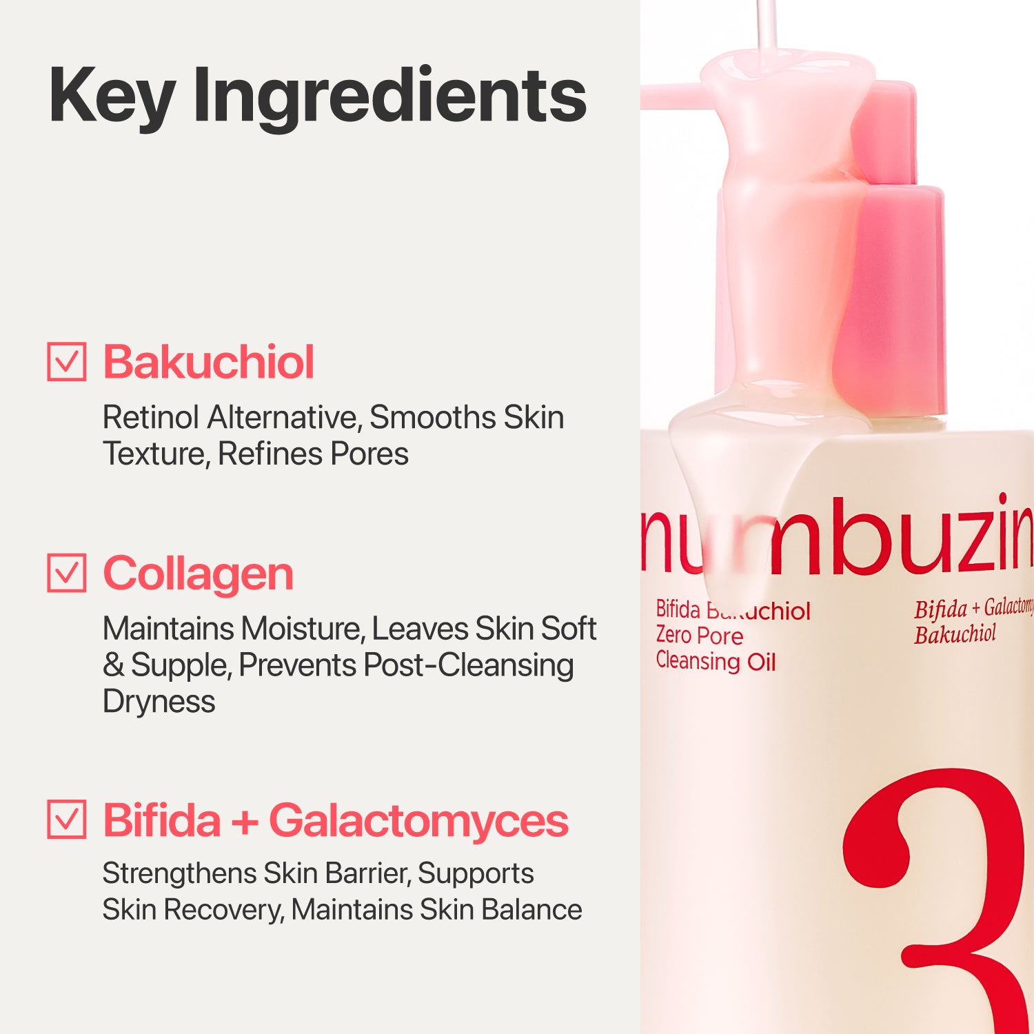 No.3 Bifida Bakuchiol Zero Pore Cleansing Oil