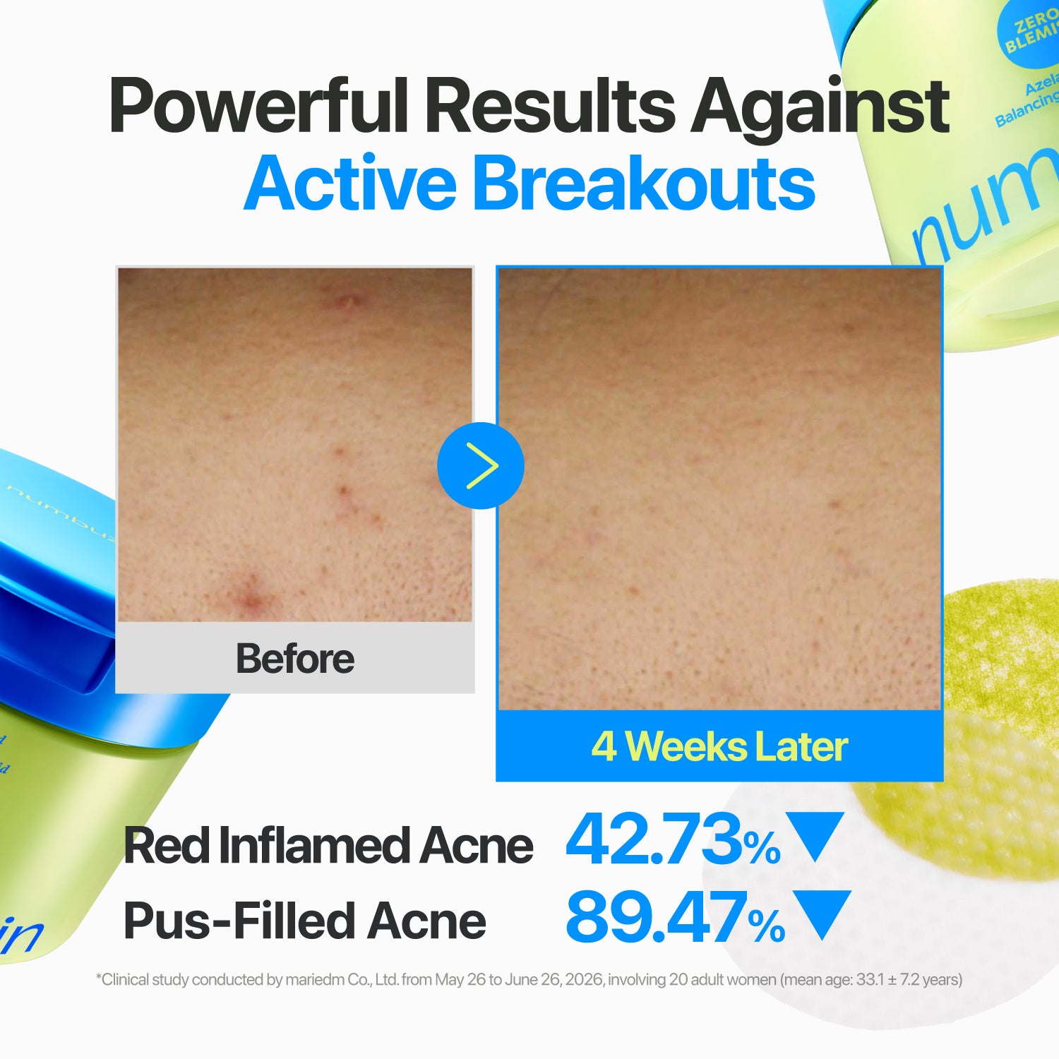 No.0 Zero Blemish Azela Cica Balancing Dual Pads