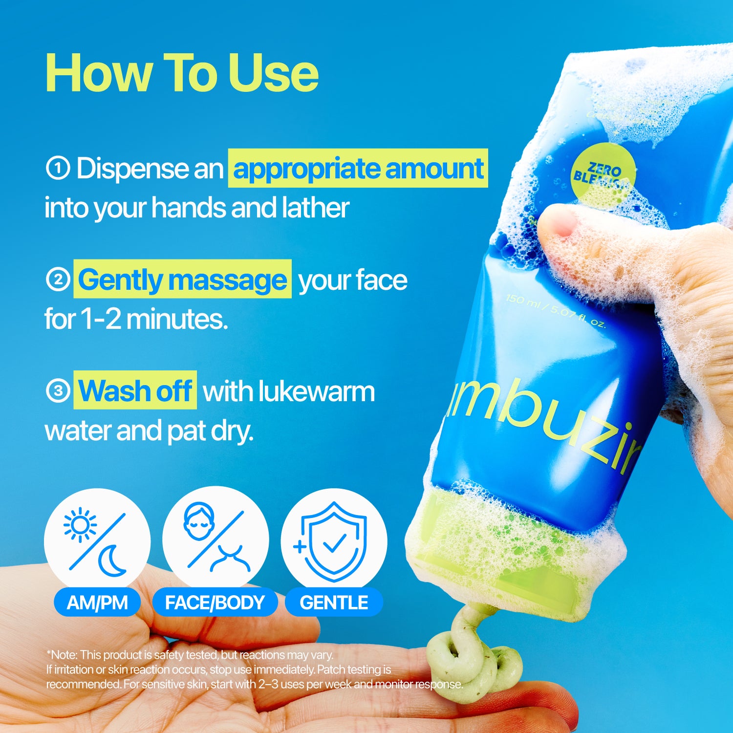 No.0 Zero Blemish Clarifying 2% Sulfur Cleansing Foam