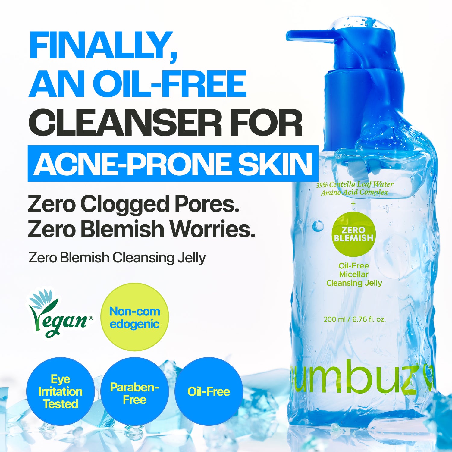 No.0 Zero Blemish Oil-Free Micellar Cleansing Jelly