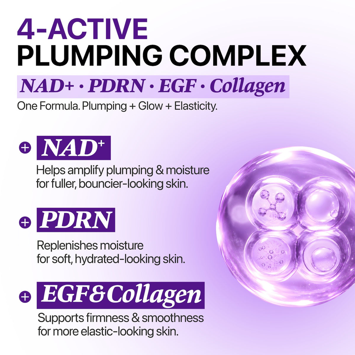 No.9 NAD+ PDRN Plumping Glow Bubble Mask