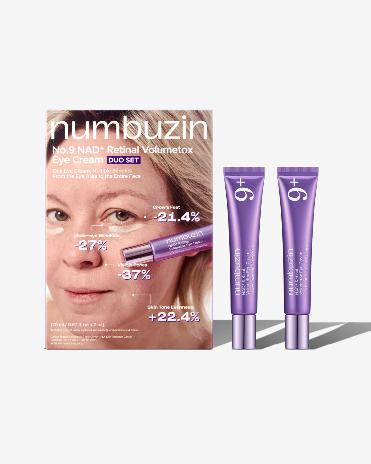 No.9 NAD+ Retinal Volumetox Eye Cream DUO SET
