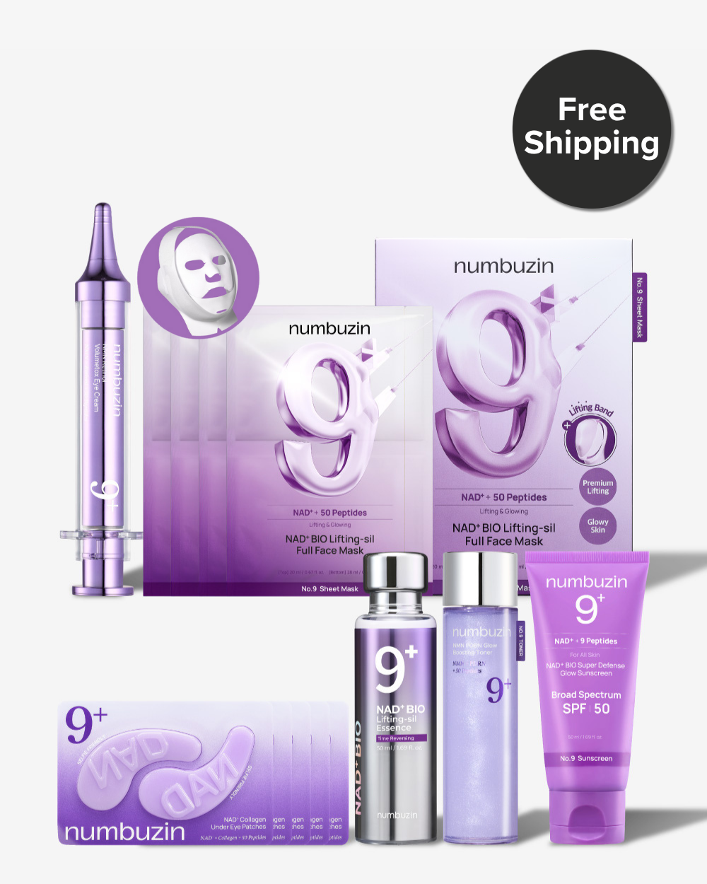 No.9 Full Routine Set (6 Items)