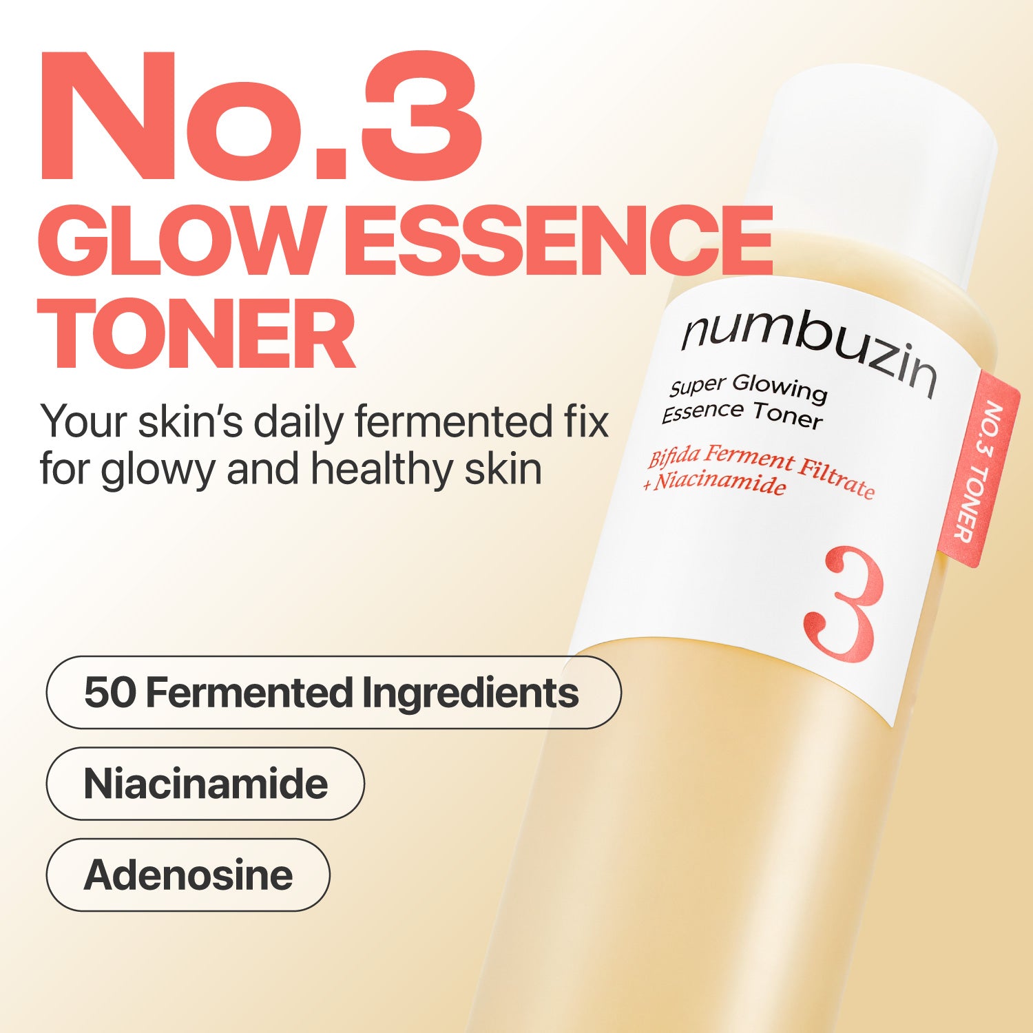 No.3 Super Glowing Essence Toner