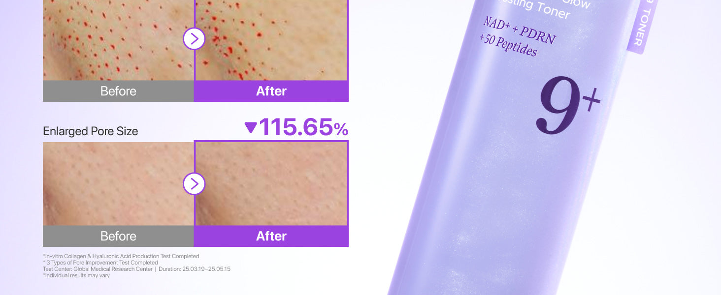 No.9 NAD+ PDRN Glow Boosting Toner