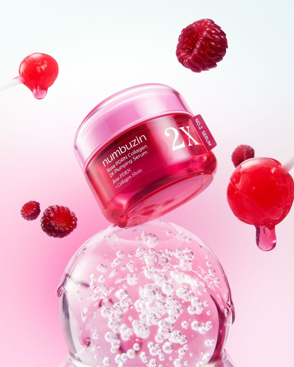 No.2 Rose PDRN Collagen 2X Plumping Serum
