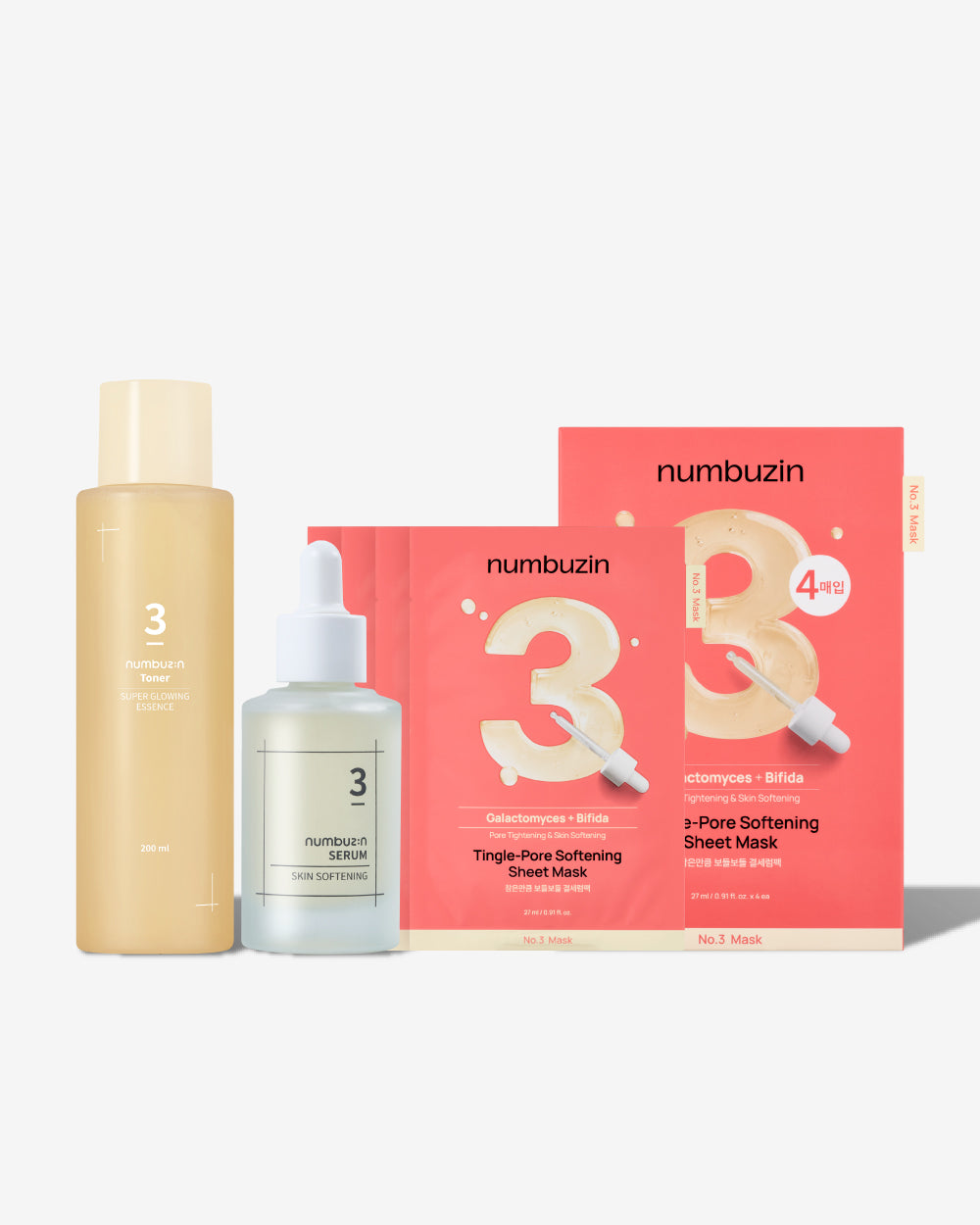 No.3 Pore Care 3-Step Routine Set