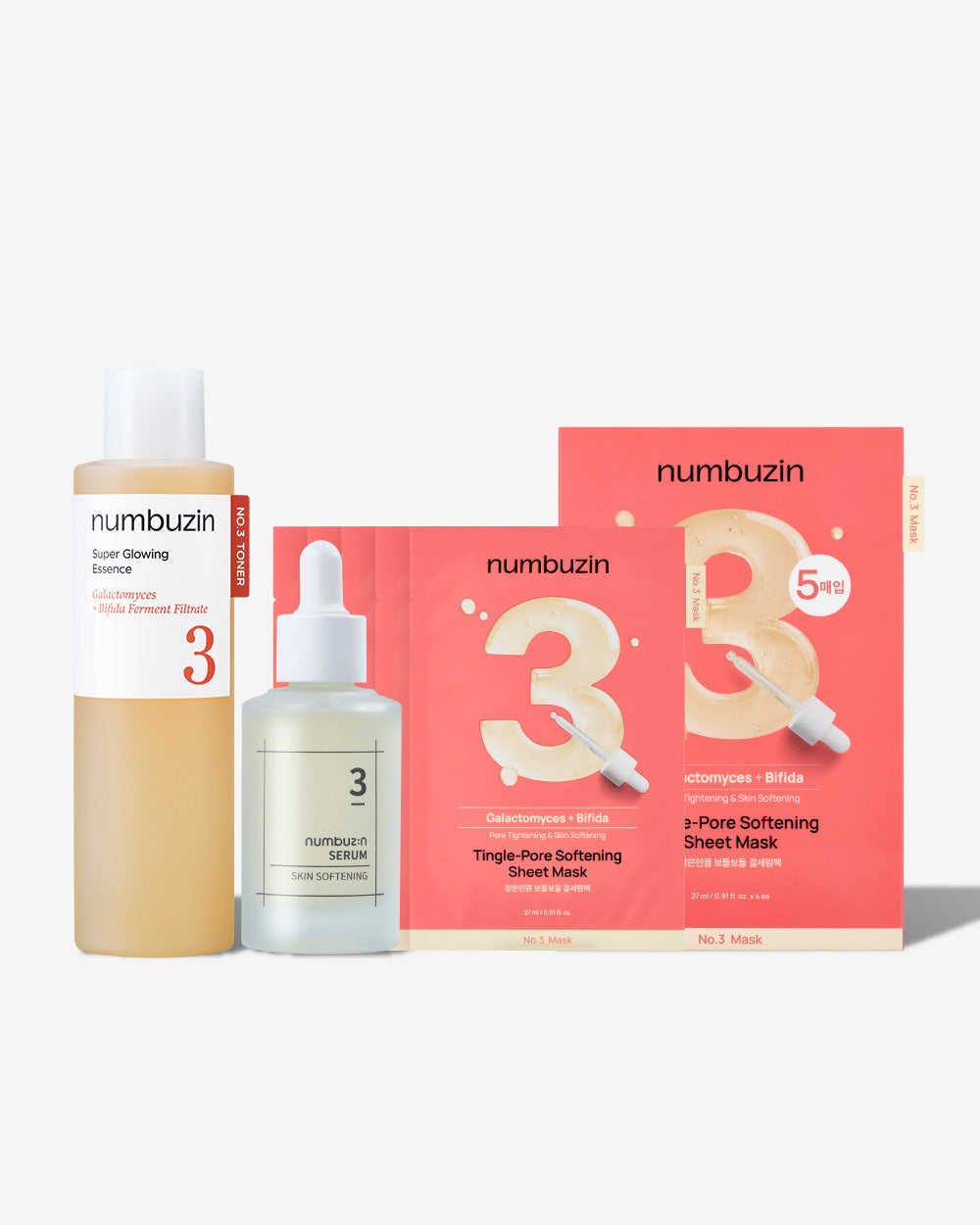No.3 Pore Care 3 Step Routine Set